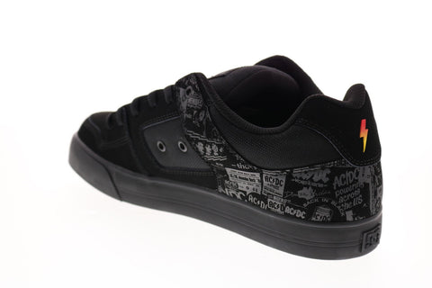DC Pure x ACDC ADYS400065 Mens Black Collaboration & Limited Sneakers Shoes