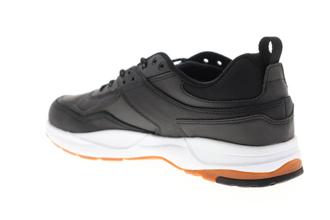 DC E Tribeka LE ADYS700146 Mens Black Nubuck Athletic Lace Up Skate Shoes