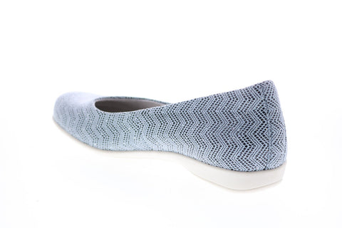 Earth Inc. Alder Astoria Suede Womens Gray Suede Slip On Ballet Flats Shoes