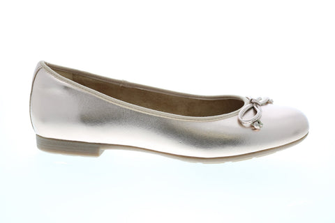 Earth Inc. Allegro Flat With Bow Womens Pink Leather Ballet Flats Shoes