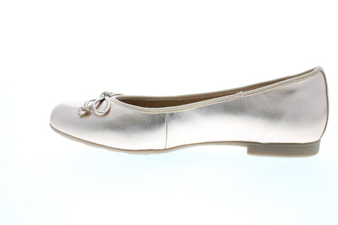 Earth Inc. Allegro Flat With Bow Womens Pink Leather Ballet Flats Shoes