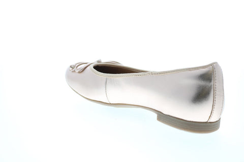 Earth Inc. Allegro Flat With Bow Womens Pink Leather Ballet Flats Shoes