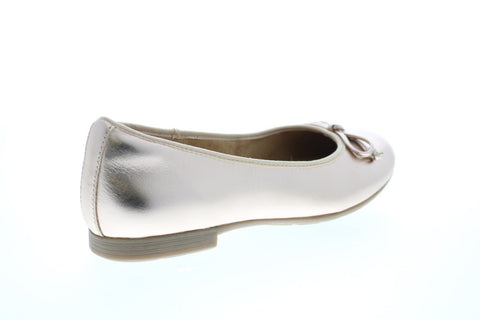 Earth Inc. Allegro Flat With Bow Womens Pink Leather Ballet Flats Shoes