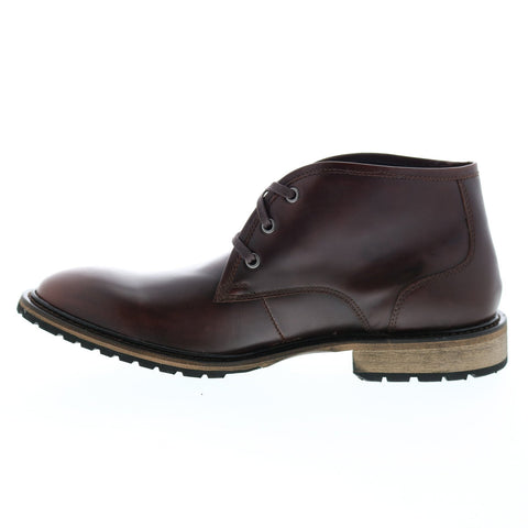 Andrew Marc Woodside AM1022-644 Mens Brown Leather Chukkas Boots