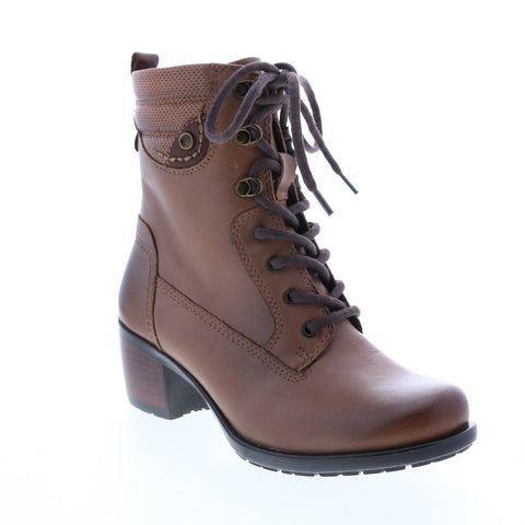 Earth Inc. Denali Anchor Leather Womens Brown Zipper Casual Dress Boots