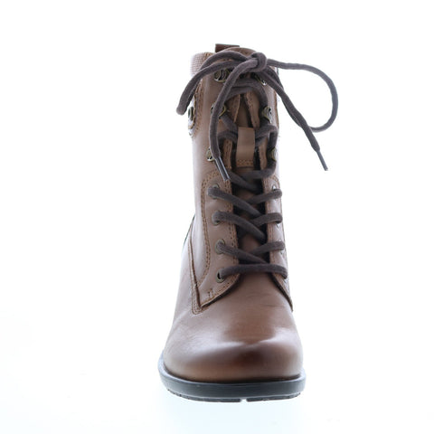 Earth Inc. Denali Anchor Leather Womens Brown Zipper Casual Dress Boots