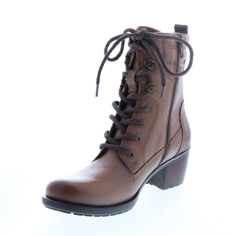 Earth Inc. Denali Anchor Leather Womens Brown Zipper Casual Dress Boots