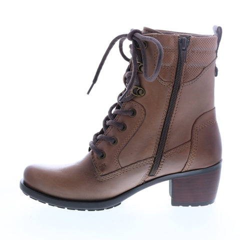 Earth Inc. Denali Anchor Leather Womens Brown Zipper Casual Dress Boots