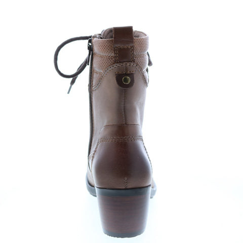 Earth Inc. Denali Anchor Leather Womens Brown Zipper Casual Dress Boots