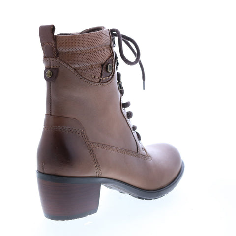 Earth Inc. Denali Anchor Leather Womens Brown Zipper Casual Dress Boots