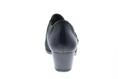 Earth Inc. Angel Shootie Womens Black Leather Strap Ankle & Booties Boots