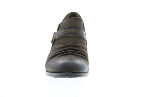 Earth Inc. Angel Shootie Womens Brown Leather Strap Ankle & Booties Boots