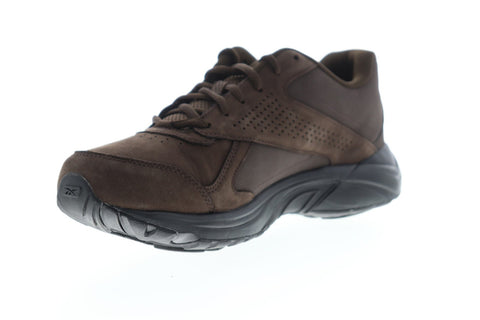 Reebok Walk Ultra V DMX Max RG Mens Brown Nubuck Athletic Walking Shoes