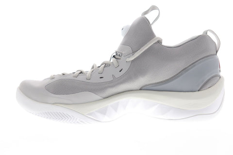 Reebok Zpump Rise The Pump Mens Gray Mesh Athletic Basketball Shoes