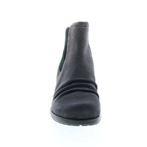 Earth Inc. Denali Aspect Suede Womens Gray Suede Slip On Chelsea Boots