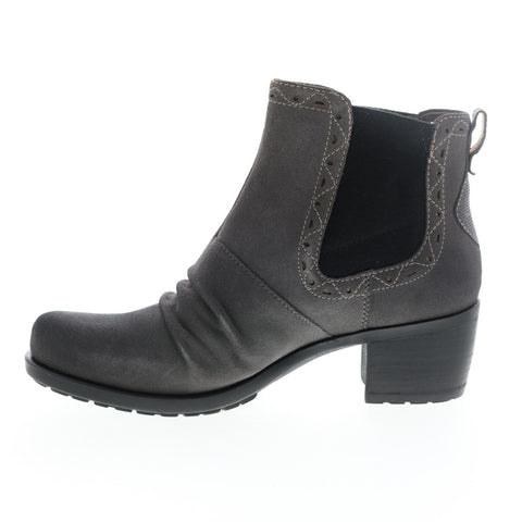 Earth Inc. Denali Aspect Suede Womens Gray Suede Slip On Chelsea Boots