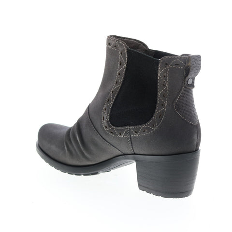 Earth Inc. Denali Aspect Suede Womens Gray Suede Slip On Chelsea Boots
