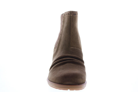 Earth Inc. Denali Aspect Suede Womens Brown Suede Slip On Chelsea Boots