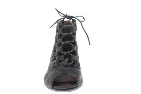Earth Inc. Aurora Suede Womens Gray Zipper Ankle & Booties Boots