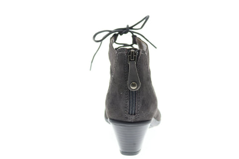 Earth Inc. Aurora Suede Womens Gray Zipper Ankle & Booties Boots