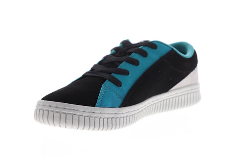 Airwalk The One Suede Tri Mens Black Suede Athletic Lace Up Skate Shoes