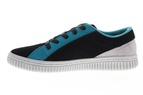 Airwalk The One Suede Tri Mens Black Suede Athletic Lace Up Skate Shoes