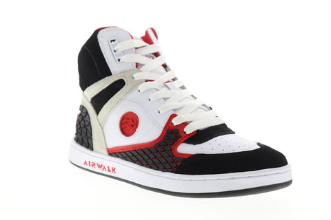 Airwalk Prototype 600 Mens White Leather Skate Inspired Sneakers Shoes