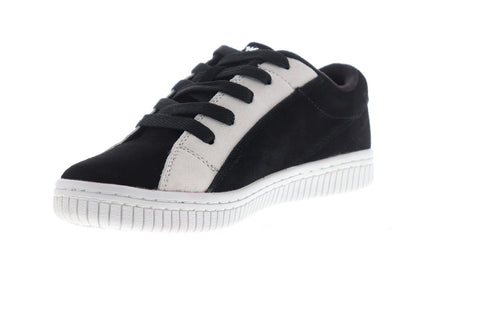 Airwalk Random AW19861 Womens Black Suede Athletic Lace Up Skate Shoes  