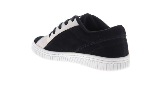 Airwalk Random AW19861 Womens Black Suede Athletic Lace Up Skate Shoes  