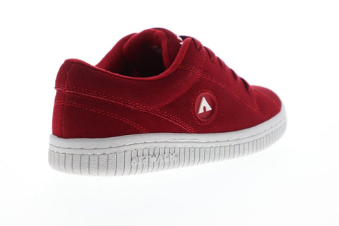 Airwalk Bloc AW19862-R Mens Suede Lace Up Athletic Skate Shoes