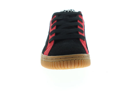Airwalk The One AW2017A Womens Black Suede Athletic Lace Up Skate Shoes  
