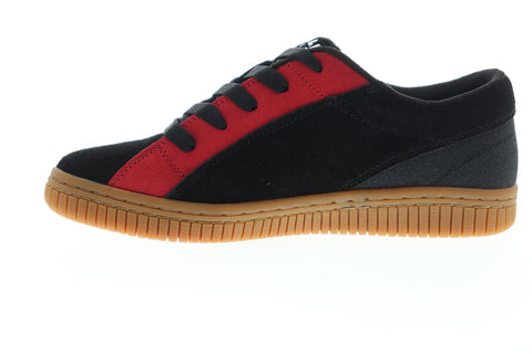 Airwalk The One AW2017A Womens Black Suede Athletic Lace Up Skate Shoes  