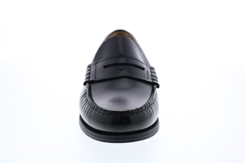 Sebago Plaza II B616100 Mens Black Leather Slip On Penny Loafers Shoes