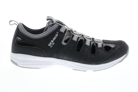 Sebago Cyphon Fisherman B821000 Mens Black Nubuck Lifestyle Sneakers Shoes
