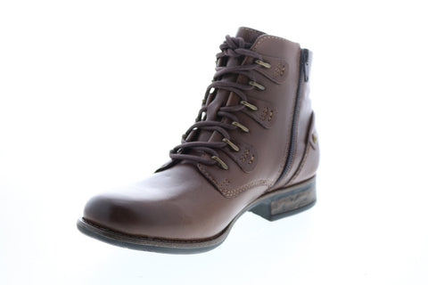 Earth Inc. Avani 2 Bahn Womens Brown Leather Lace Up Casual Dress Boots