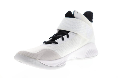 Adidas Explosive Bounce 2018 Mens White Textile Athletic Basketball Shoes