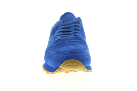 Reebok Classics Leather TDC BD3233 Mens Blue Suede Low Top Sneakers Shoes