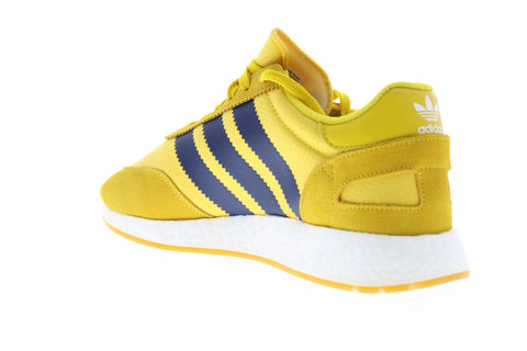 Adidas I-5923 BD7612 Mens Yellow Nylon Lace Up Lifestyle Sneakers Shoes
