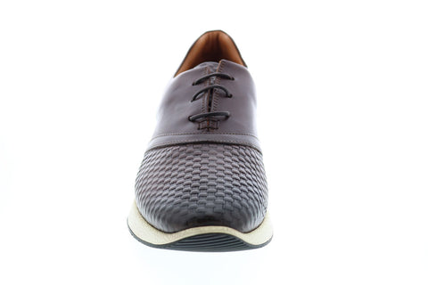 Bruno Magli Dito BM600155 Mens Brown Lace Up Designer Sneakers Shoes