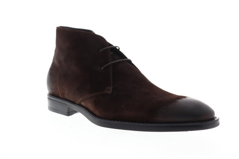 Bruno Magli Lincoln BM600251 Mens Brown Suede Lace Up Chukkas Boots Shoes