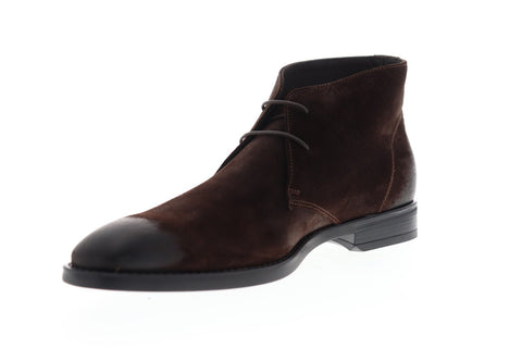 Bruno Magli Lincoln BM600251 Mens Brown Suede Lace Up Chukkas Boots Shoes