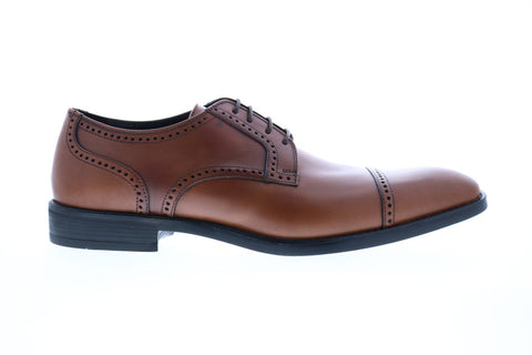 Bruno Magli Lansdale BM600252 Mens Brown Cap Toe Oxfords & Lace Ups Shoes