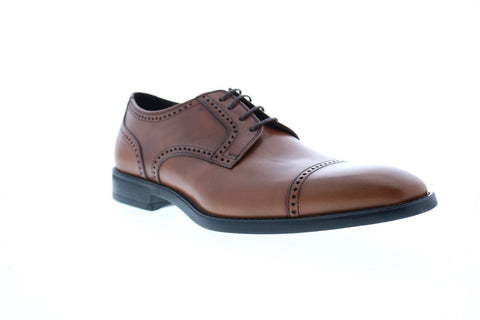 Bruno Magli Lansdale BM600252 Mens Brown Cap Toe Oxfords & Lace Ups Shoes