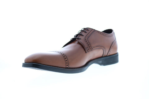 Bruno Magli Lansdale BM600252 Mens Brown Cap Toe Oxfords & Lace Ups Shoes