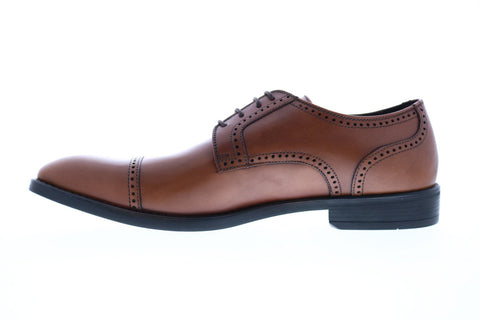 Bruno Magli Lansdale BM600252 Mens Brown Cap Toe Oxfords & Lace Ups Shoes