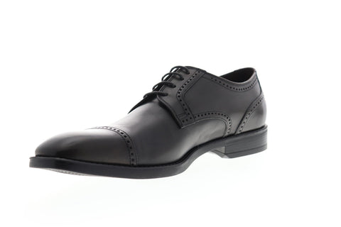 Bruno Magli Lansdale BM600252 Mens Gray Leather Dress Lace Up Oxfords Shoes