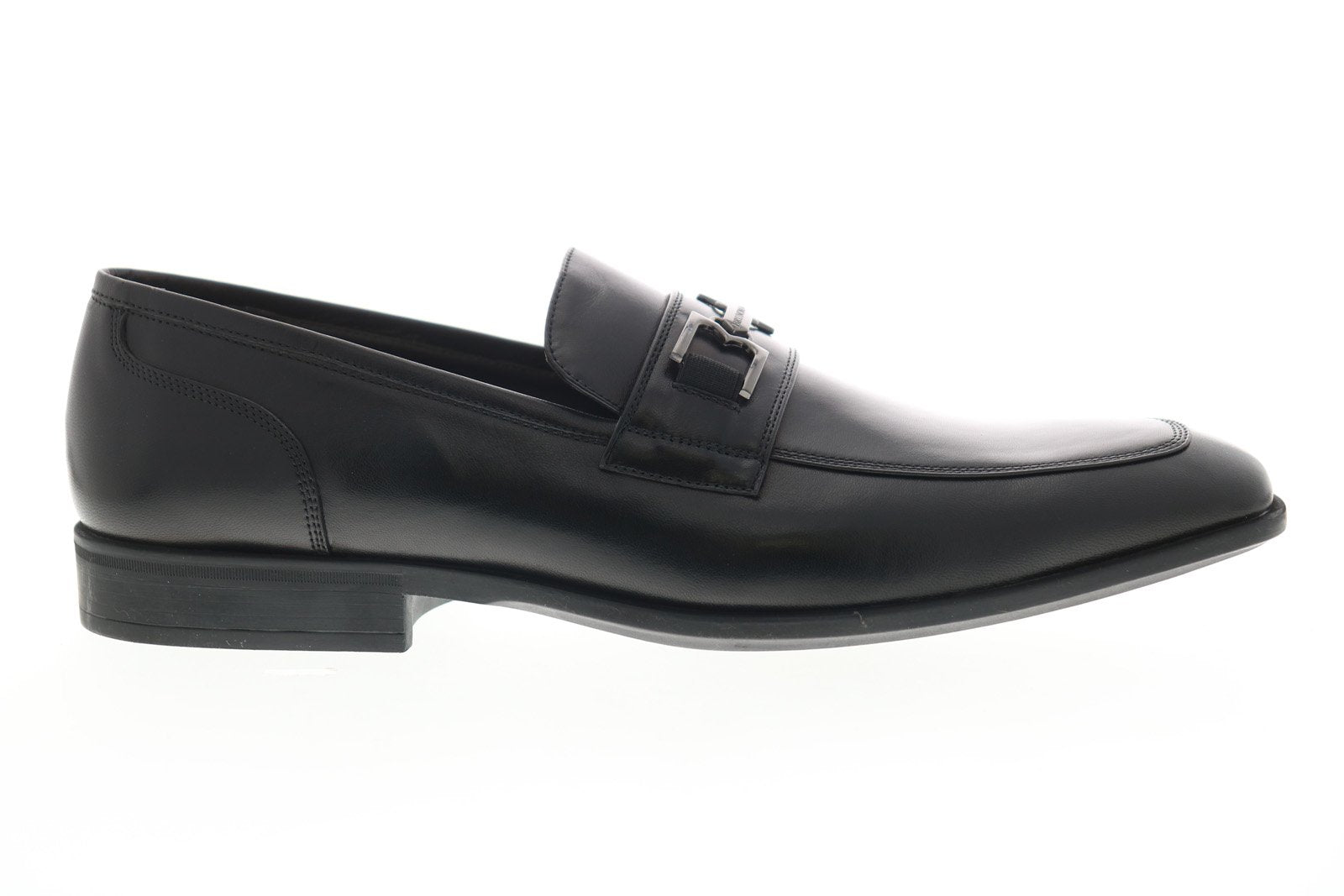 Bruno Magli Fermo BM600302 Black Leather Shoes Size 12 Bruno Magli Fermo BM600302 Mens Black Leather Loafers & Slip  main image 4
