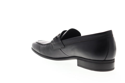 Bruno Magli Mamante BM600352 Mens Black Leather Casual Loafers Shoes