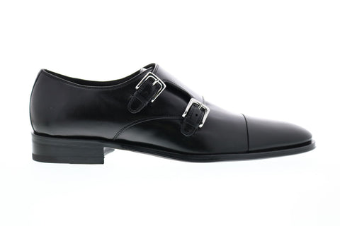 Bruno Magli Mico BM600356 Mens Black Oxfords & Lace Ups Monk Strap Shoes