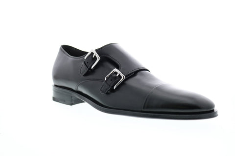 Bruno Magli Mico BM600356 Mens Black Monk Strap Oxfords & Lace Ups Shoes